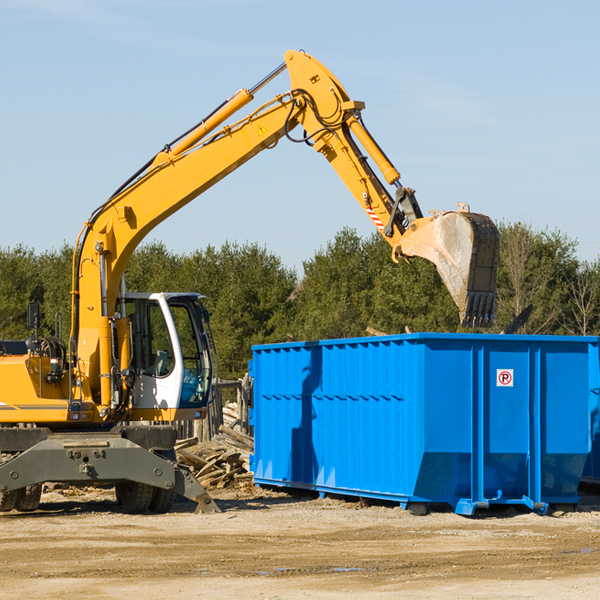 can i choose the location where the residential dumpster will be placed in Volney